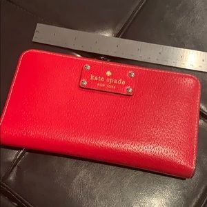 Kate Spade Red Wallet